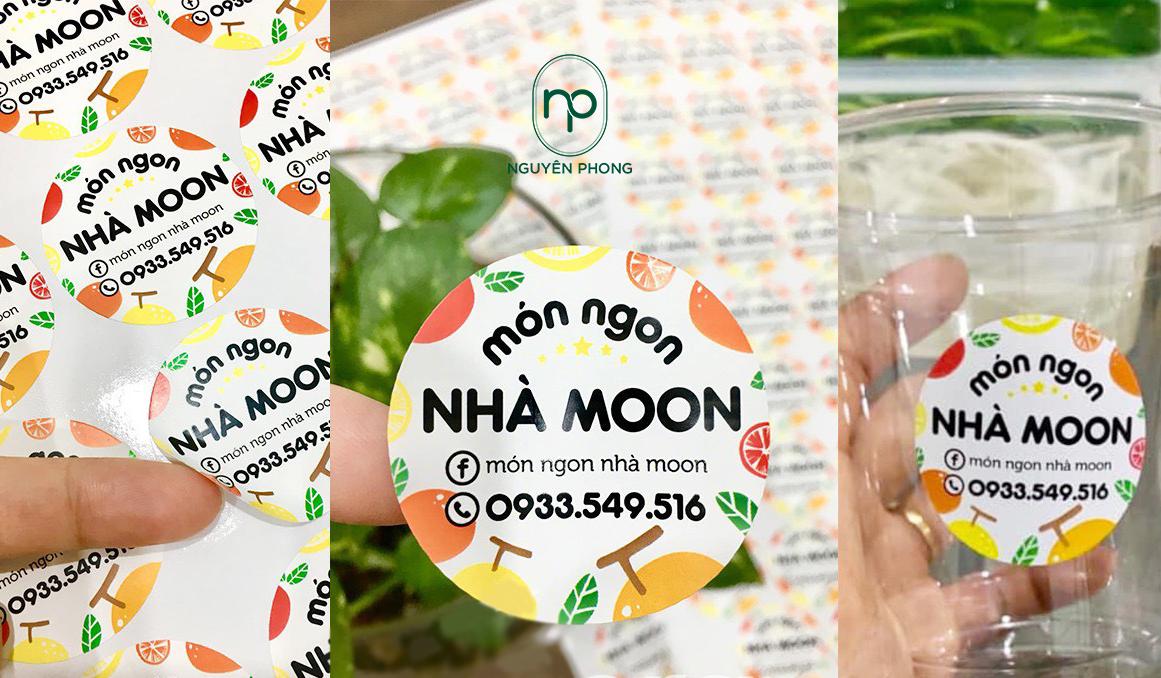 In tem Nhãn thực phẩm đến ngay Nguyên Phong
